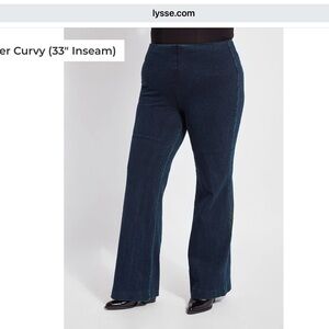 Lysse Denim Trouser Curvy (33" Inseam) 2X NWT